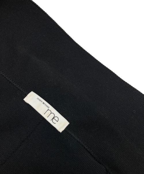 me ISSEY MIYAKE（ミーイッセイ ミヤケ）me ISSEY MIYAKE (ミーイッセイ ミヤケ) ニットジャケット ブラック サイズ:不明（実寸参照）の古着・服飾アイテム