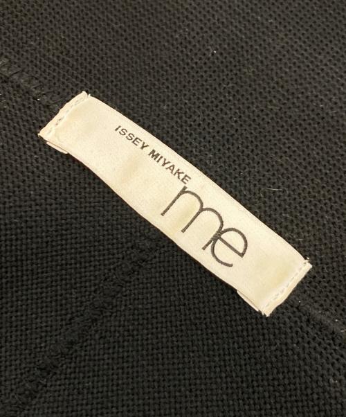 me ISSEY MIYAKE（ミーイッセイ ミヤケ）me ISSEY MIYAKE (ミーイッセイ ミヤケ) ニットジャケット ブラック サイズ:不明（実寸参照）の古着・服飾アイテム