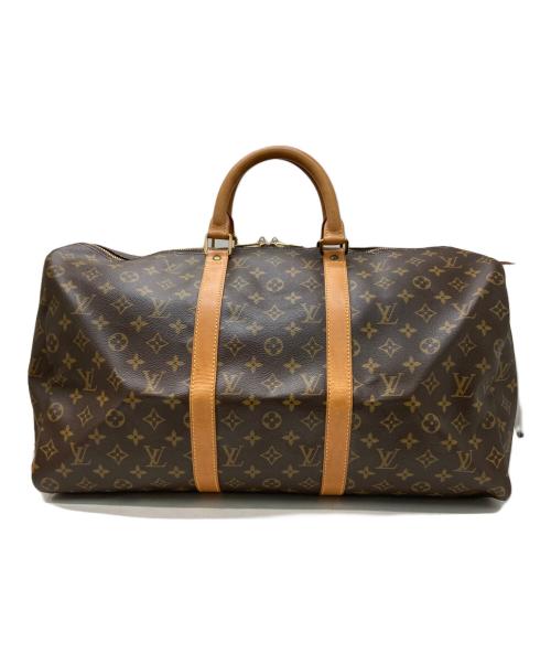 LOUIS VUITTON（ルイ ヴィトン）LOUIS VUITTON (ルイ ヴィトン) トラベルバッグ ブラウンの古着・服飾アイテム