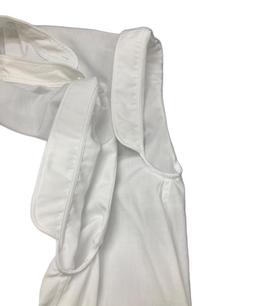 THE RERACS（ザ リラクス）THE RERACS (ザ リラクス) THE PLACKET A LINE SHIRT SLEEVELESS ホワイト サイズ:36の古着・服飾アイテム