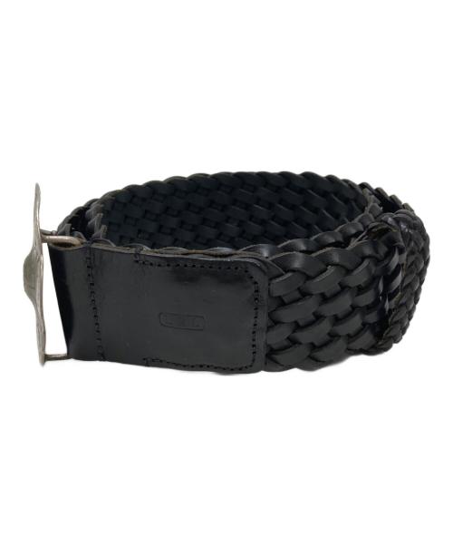 LAUREN RALPH LAUREN（ローレンラルフローレン）LAUREN RALPH LAUREN (ローレンラルフローレン) フラワーバックルメッシュベルト ブラック サイズ:Sの古着・服飾アイテム