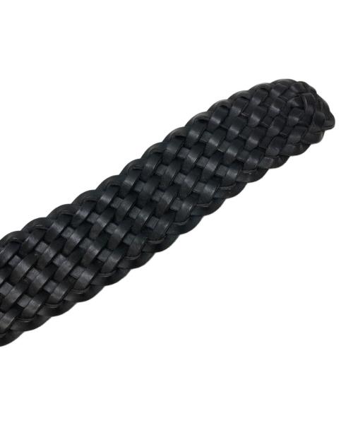 LAUREN RALPH LAUREN（ローレンラルフローレン）LAUREN RALPH LAUREN (ローレンラルフローレン) フラワーバックルメッシュベルト ブラック サイズ:Sの古着・服飾アイテム