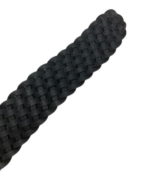 LAUREN RALPH LAUREN（ローレンラルフローレン）LAUREN RALPH LAUREN (ローレンラルフローレン) フラワーバックルメッシュベルト ブラック サイズ:Sの古着・服飾アイテム