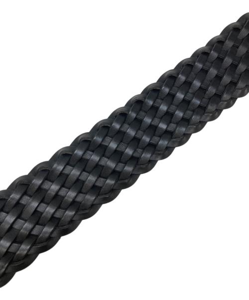 LAUREN RALPH LAUREN（ローレンラルフローレン）LAUREN RALPH LAUREN (ローレンラルフローレン) フラワーバックルメッシュベルト ブラック サイズ:Sの古着・服飾アイテム