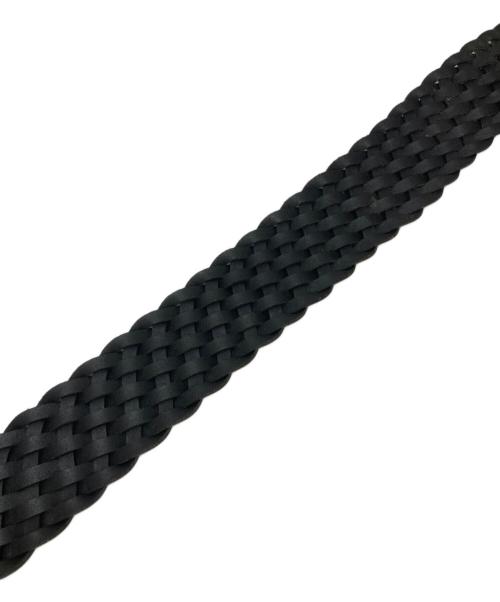 LAUREN RALPH LAUREN（ローレンラルフローレン）LAUREN RALPH LAUREN (ローレンラルフローレン) フラワーバックルメッシュベルト ブラック サイズ:Sの古着・服飾アイテム