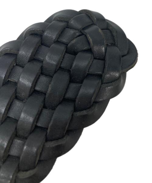 LAUREN RALPH LAUREN（ローレンラルフローレン）LAUREN RALPH LAUREN (ローレンラルフローレン) フラワーバックルメッシュベルト ブラック サイズ:Sの古着・服飾アイテム