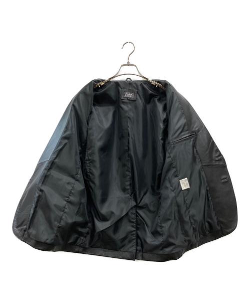 HORN WORKS（ホーンワークス）HORN WORKS (ホーンワークス) レザーテーラードジャケット ブラック サイズ:Lの古着・服飾アイテム