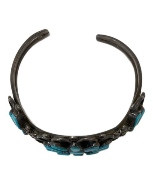 zuni（ズニ）Zuni (ズニ) ターコイズフラワーバングル ブルーの古着・服飾アイテム