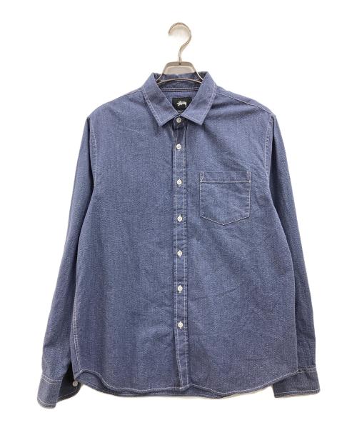 stussy（ステューシー）stussy (ステューシー) シャツ インディゴ サイズ:Mの古着・服飾アイテム