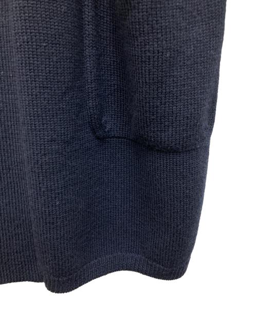 'S Max Mara（エスマックスマーラ）'S Max Mara (エスマックスマーラ) ベルテッド ニット カーディガン ネイビー サイズ:不明（実寸参照）の古着・服飾アイテム