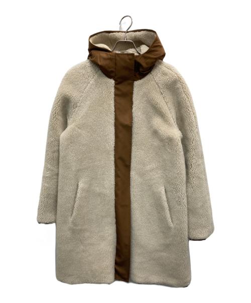 LORO PIANA（ロロピアーナ）LORO PIANA (ロロピアーナ) カシミヤシルクリバーシブルコート ブラウン サイズ:40の古着・服飾アイテム