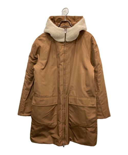 LORO PIANA（ロロピアーナ）LORO PIANA (ロロピアーナ) カシミヤシルクリバーシブルコート ブラウン サイズ:40の古着・服飾アイテム