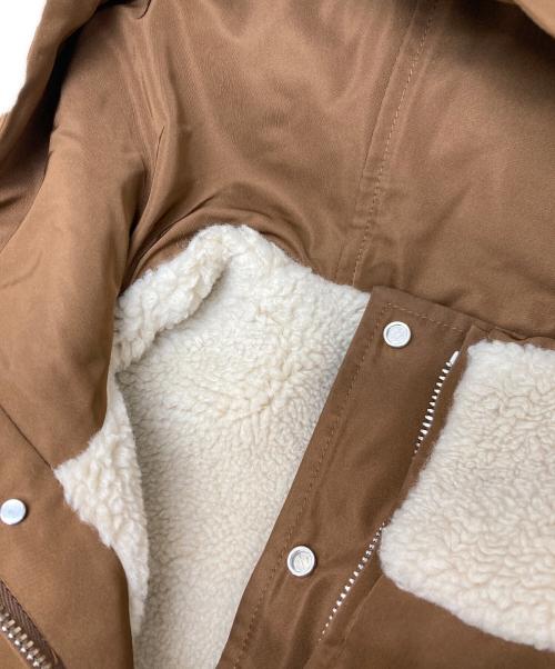 LORO PIANA（ロロピアーナ）LORO PIANA (ロロピアーナ) カシミヤシルクリバーシブルコート ブラウン サイズ:40の古着・服飾アイテム