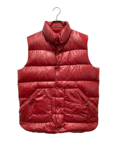 TATRAS（タトラス）TATRAS (タトラス) リバーシブルダウンベスト レッド サイズ:2の古着・服飾アイテム