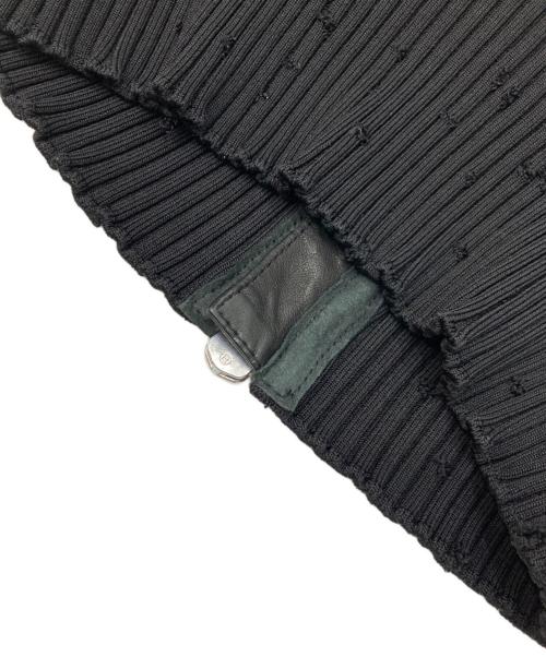 DIESEL（ディーゼル）DIESEL (ディーゼル) ラムレザージャケット ブラック サイズ:不明（実寸参照）の古着・服飾アイテム