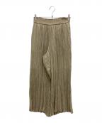 HYKEハイク）の古着「RANDOM PLEATED PANTS」｜ベージュ
