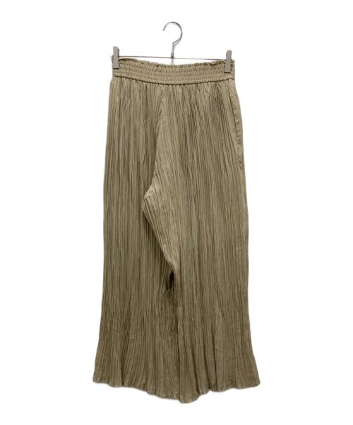HYKE（ハイク）HYKE (ハイク) RANDOM PLEATED PANTS ベージュ サイズ:2の古着・服飾アイテム