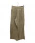 HYKE（ハイク）の古着「RANDOM PLEATED PANTS」｜ベージュ