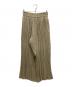 HYKE (ハイク) RANDOM PLEATED PANTS ベージュ サイズ:2：7000円
