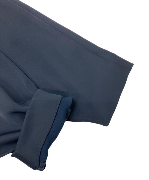 HYKE（ハイク）HYKE (ハイク) ベルト付きロングスリーブワンピース ネイビー サイズ:1の古着・服飾アイテム