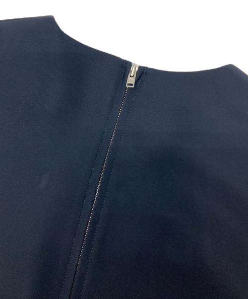 HYKE（ハイク）HYKE (ハイク) ベルト付きロングスリーブワンピース ネイビー サイズ:1の古着・服飾アイテム