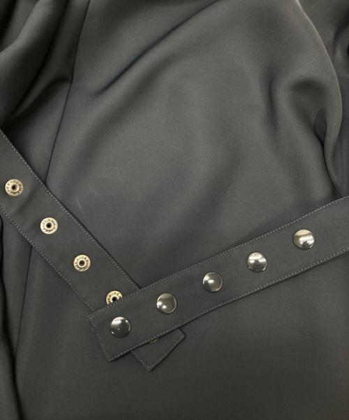 HYKE（ハイク）HYKE (ハイク) ベルト付きロングスリーブワンピース ネイビー サイズ:1の古着・服飾アイテム