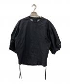 HYKE×PERTEXハイク×パーテックス）の古着「PERTEX BALLOON SLEEVE TOP」｜ブラック