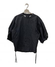 HYKE×PERTEX（ハイク×パーテックス）の古着「PERTEX BALLOON SLEEVE TOP」｜ブラック