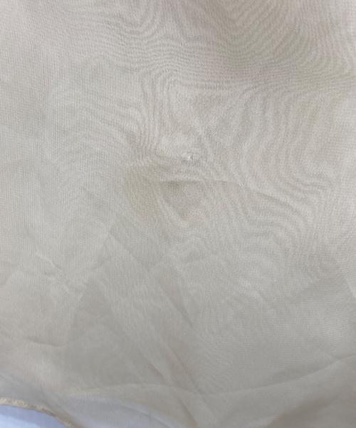 HYKE（ハイク）HYKE (ハイク) シアーシフォントップ ベージュ サイズ:1の古着・服飾アイテム