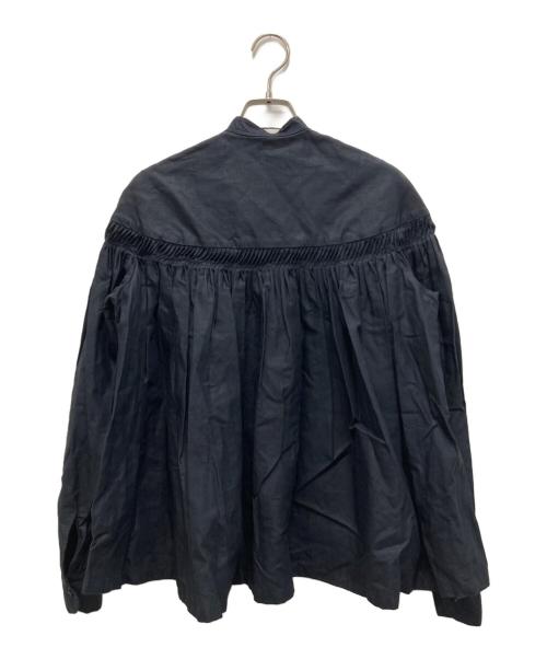 SCYE（サイ）SCYE (サイ) リネン高密度チンツタックシャツ ネイビー サイズ:38の古着・服飾アイテム