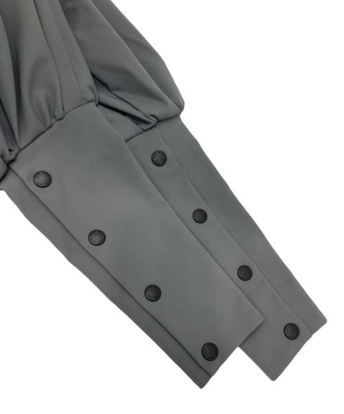 HYKE（ハイク）HYKE (ハイク) バルーンスリーブドレス ワンピース グレー サイズ:2の古着・服飾アイテム