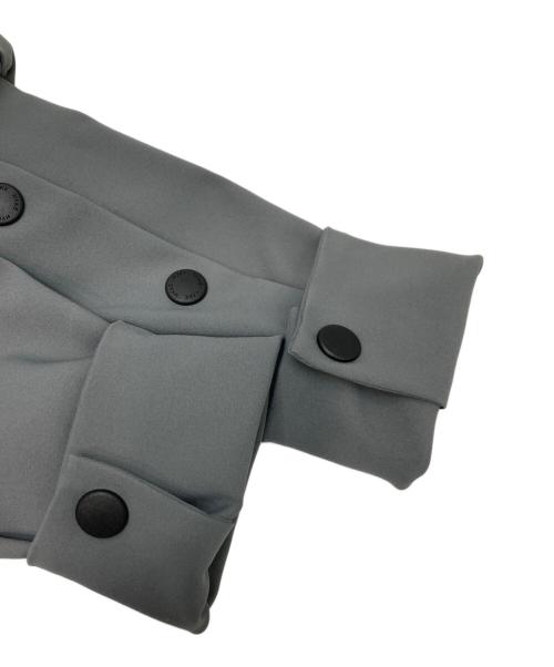 HYKE（ハイク）HYKE (ハイク) バルーンスリーブドレス ワンピース グレー サイズ:2の古着・服飾アイテム