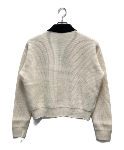 FRED PERRY（フレッドペリー）FRED PERRY (フレッドペリー) ローゲージニットポロシャツ ベージュ サイズ:36の古着・服飾アイテム