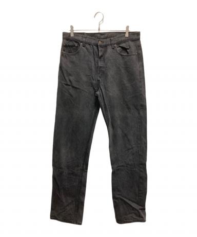 中古・古着通販】LEVI'S (リーバイス) 501後染めデニムパンツ ブラック