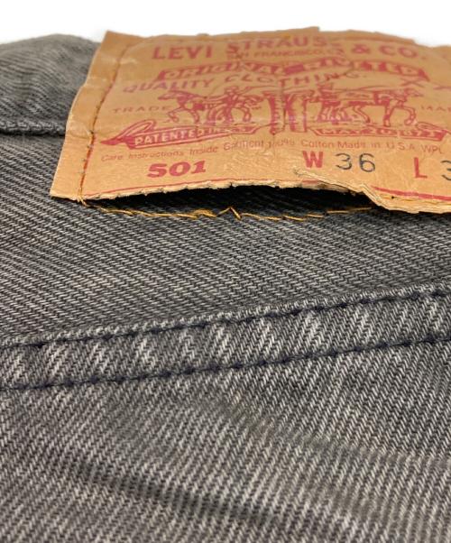 LEVI'S（リーバイス）LEVI'S (リーバイス) 501後染めデニムパンツ ブラック サイズ:W36×L34の古着・服飾アイテム