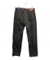 LEVI'S (リーバイス) 501後染めデニムパンツ ブラック サイズ:W36×L34：14000円