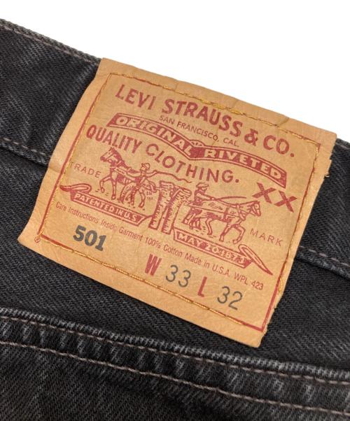 LEVI'S（リーバイス）LEVI'S (リーバイス) 501後染めデニムパンツ ブラック サイズ:W33×L32の古着・服飾アイテム