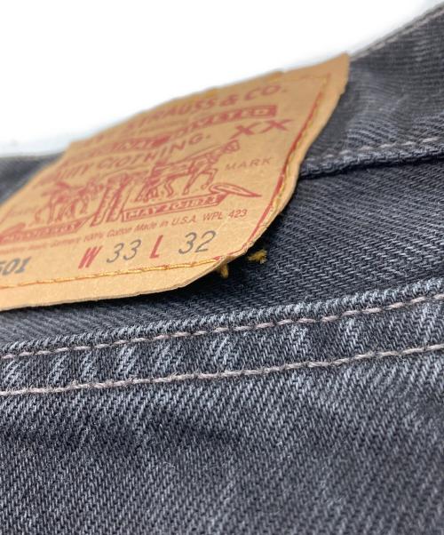 LEVI'S（リーバイス）LEVI'S (リーバイス) 501後染めデニムパンツ ブラック サイズ:W33×L32の古着・服飾アイテム