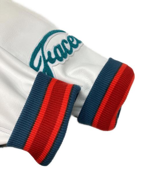 FACETASM（ファセッタズム）FACETASM (ファセッタズム) PATCHED STADIUM JACKET ブルー サイズ:3 未使用品の古着・服飾アイテム