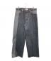 FACETASM（ファセッタズム）の古着「PATCHWORK DENIM PANTS」｜グレー