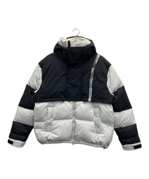 FACETASM（ファセッタズム）FACETASM (ファセッタズム) 66NORTH (シックスティシックスノース) KATLA DOWN JACKET ホワイト×ブラック サイズ:Mの古着・服飾アイテム