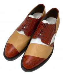 FACETASM（ファセッタズム）の古着「レザーシューズ」｜ブラウン