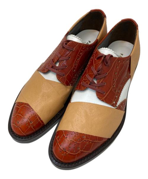 FACETASM（ファセッタズム）FACETASM (ファセッタズム) レザーシューズ ブラウン サイズ:35の古着・服飾アイテム