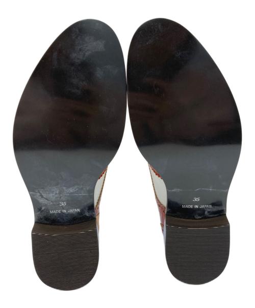 FACETASM（ファセッタズム）FACETASM (ファセッタズム) レザーシューズ ブラウン サイズ:35の古着・服飾アイテム