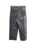 FACTOTUM (ファクトタム) PATCHWORK DENIM PANTS グレー サイズ:4：15000円