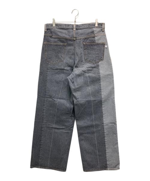 FACETASM（ファセッタズム）FACETASM (ファセッタズム) PATCHWORK DENIM PANTS グレー サイズ:4 未使用品の古着・服飾アイテム