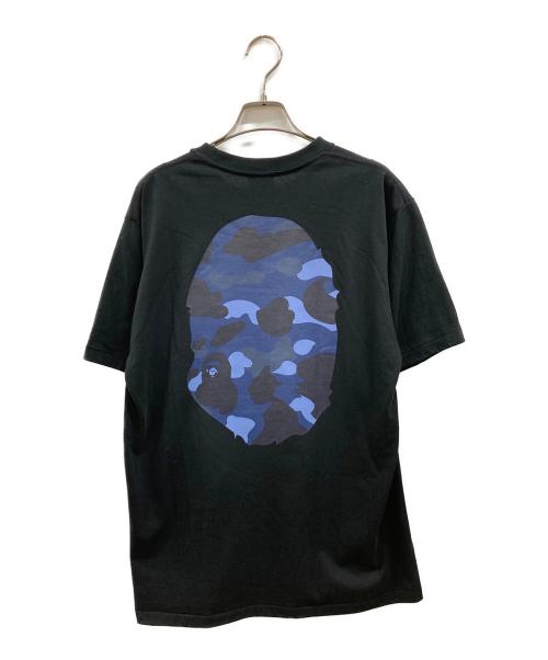A BATHING APE（アベイシングエイプ）A BATHING APE (アベイシングエイプ) COLOR CAMO BY BATHING APE TEE ブラック サイズ:Lの古着・服飾アイテム
