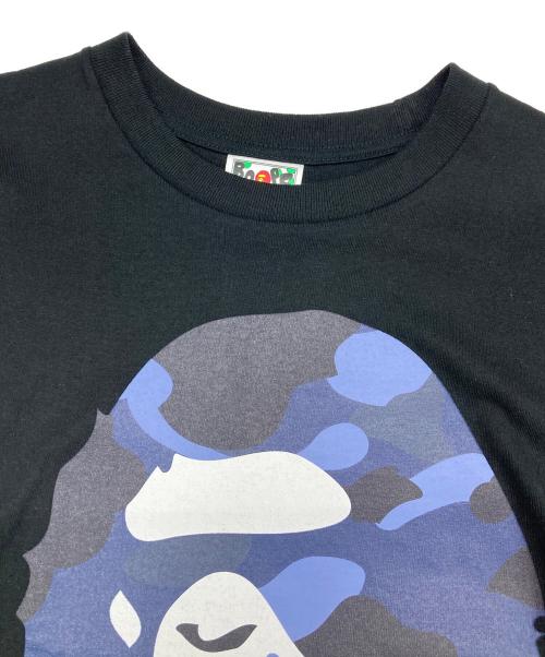 A BATHING APE（アベイシングエイプ）A BATHING APE (アベイシングエイプ) COLOR CAMO BY BATHING APE TEE ブラック サイズ:Lの古着・服飾アイテム