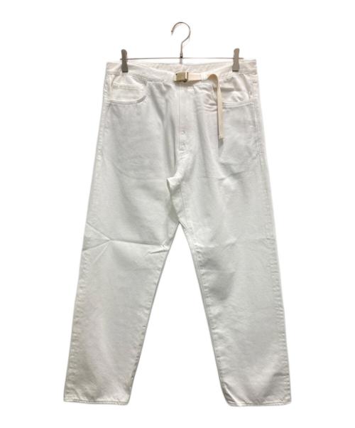 THE NORTHFACE PURPLELABEL（ザ・ノースフェイス パープルレーベル）THE NORTHFACE PURPLELABEL (ザ・ノースフェイス パープルレーベル) デニム ストレート パンツ ホワイト サイズ:34 未使用品の古着・服飾アイテム