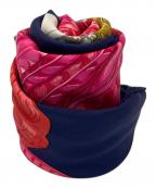 HERMESエルメス）の古着「カーニバル 大仏 仏像のスカーフ」｜ネイビー